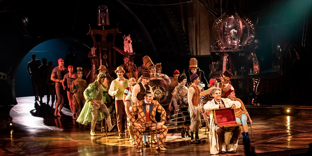 Estilo y Finanzas, entretenimiento, Cirque du Soleil: KURIOS, tarjeta de crédito, Gran Carpa Santa Fe, espectáculo steampunk, magia, acrobacias, mundo retro-futurista, experiencia en vivo