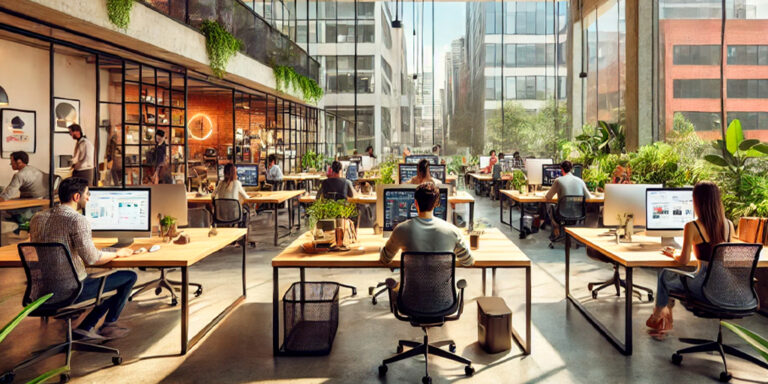 Estilo y Finanzas, oportunidades de inversión en México, seguro de empresas, seguro para PYMES, fintech, imagen de oficina de startup de tecnología en la CDMX