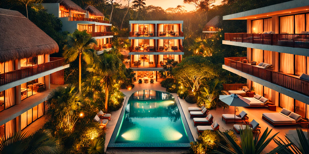 Estilo y Finanzas, oportunidades de inversión en México, seguro de empresas, seguro para PYMES, turismo, imagen de hotel de lujo en Tulum