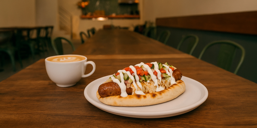 Estilo y Finanzas Experiencias, Clases de café en la Roma CDMX, Seguro de auto, cotizador de seguros, hot dog árabe, comida especial, Funky Café, gastronomía.